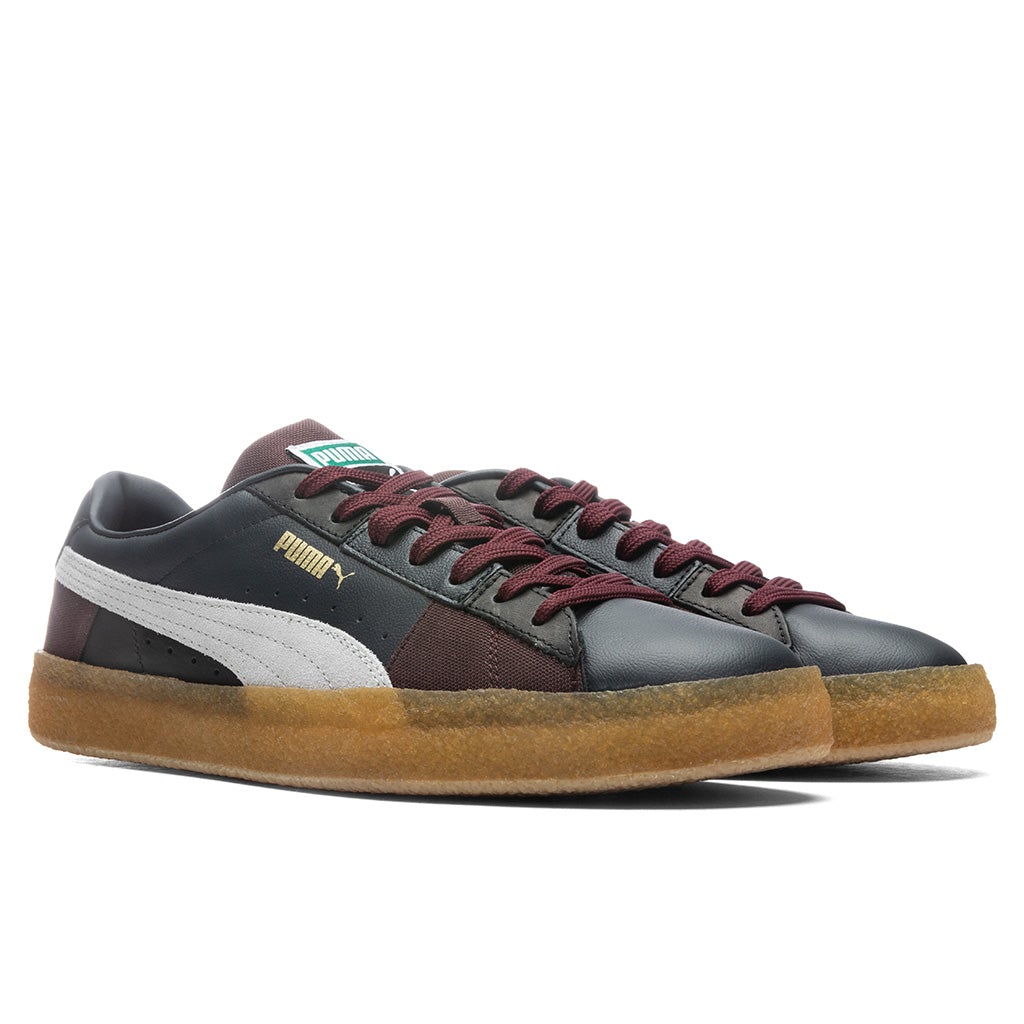 Suede Crepe Patch - Black