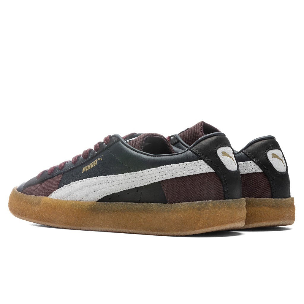 Suede Crepe Patch - Black
