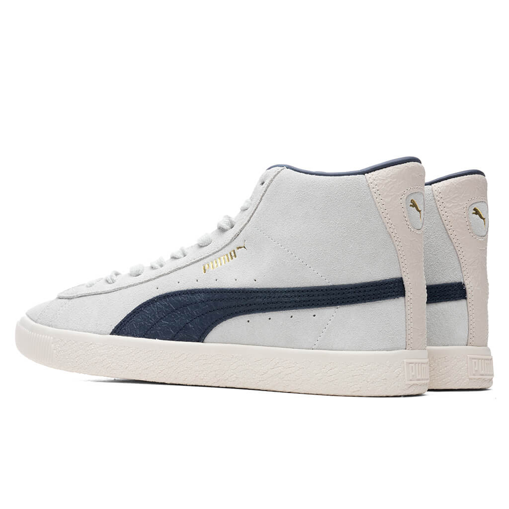 Suede Mid VTG RDL - White/New Navy