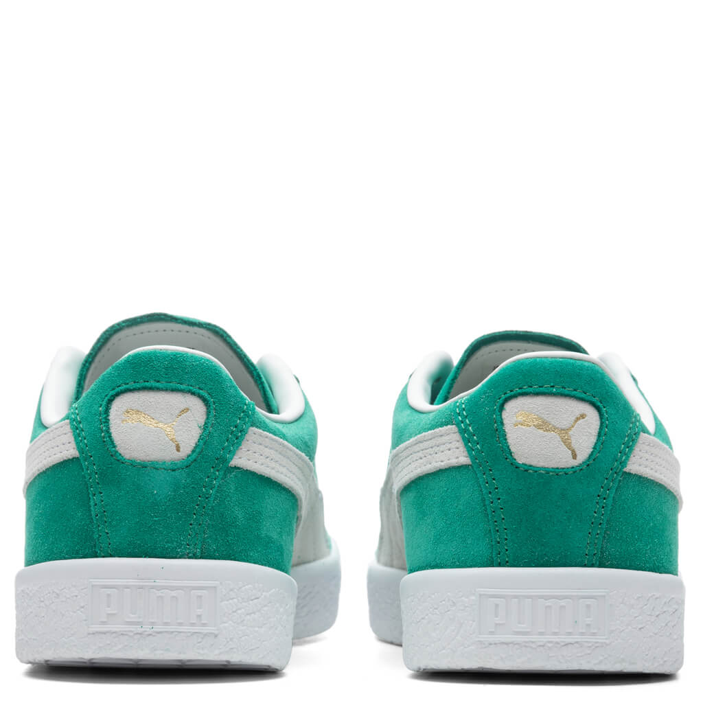 Suede VTG - Kelly Green/White