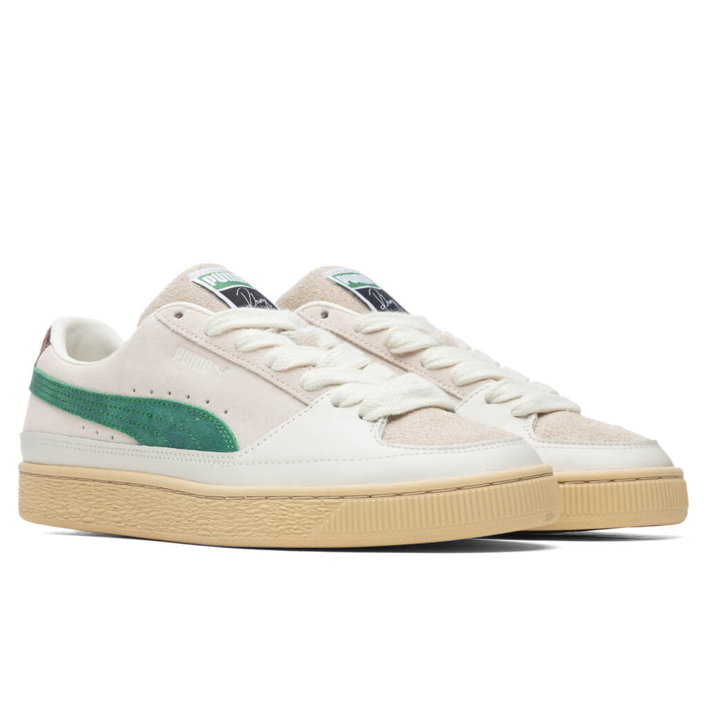 Suede x Rhuigi - Whisper White/Juniper