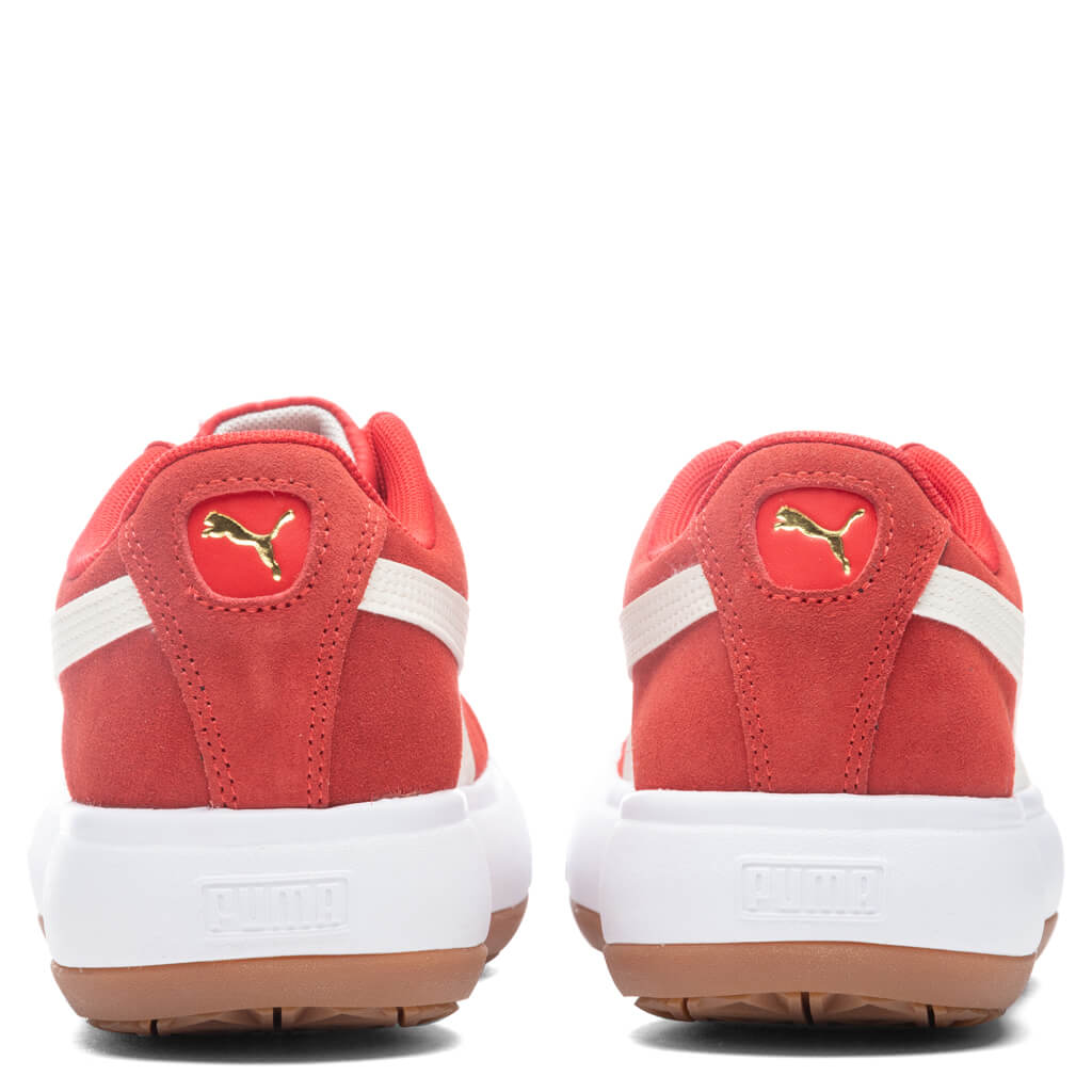 Women's Suede Mayu - High Risk Red/White