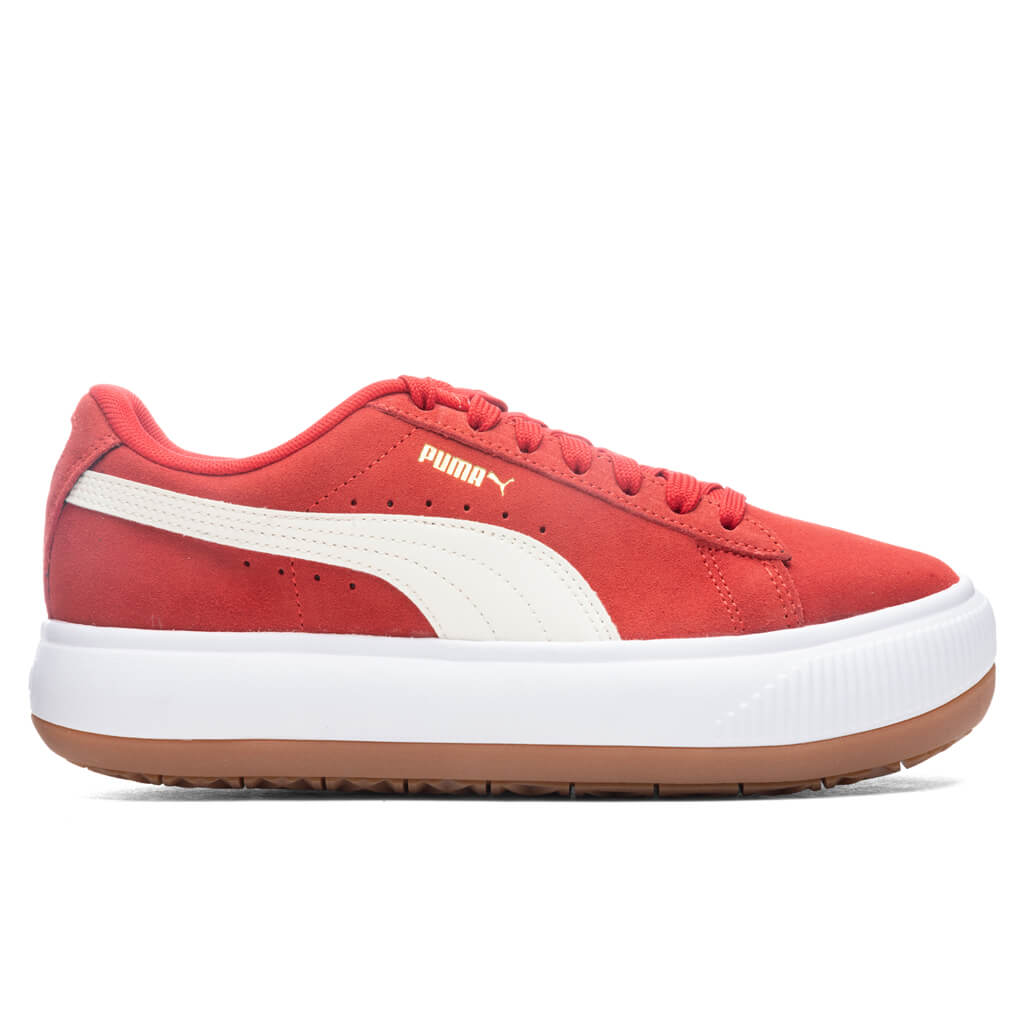 Women's Suede Mayu - High Risk Red/White