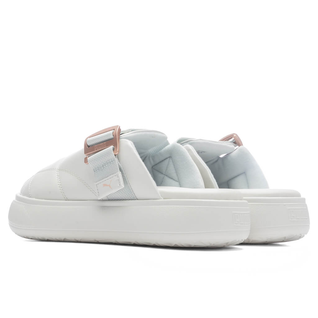 Women's Suede Mayu Mule L - Nimbus Cloud/Platinum Grey