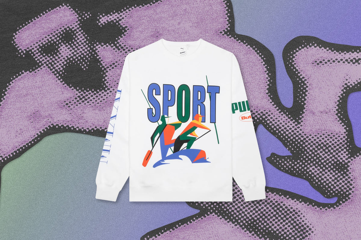 Puma x Butter Goods Crew - White