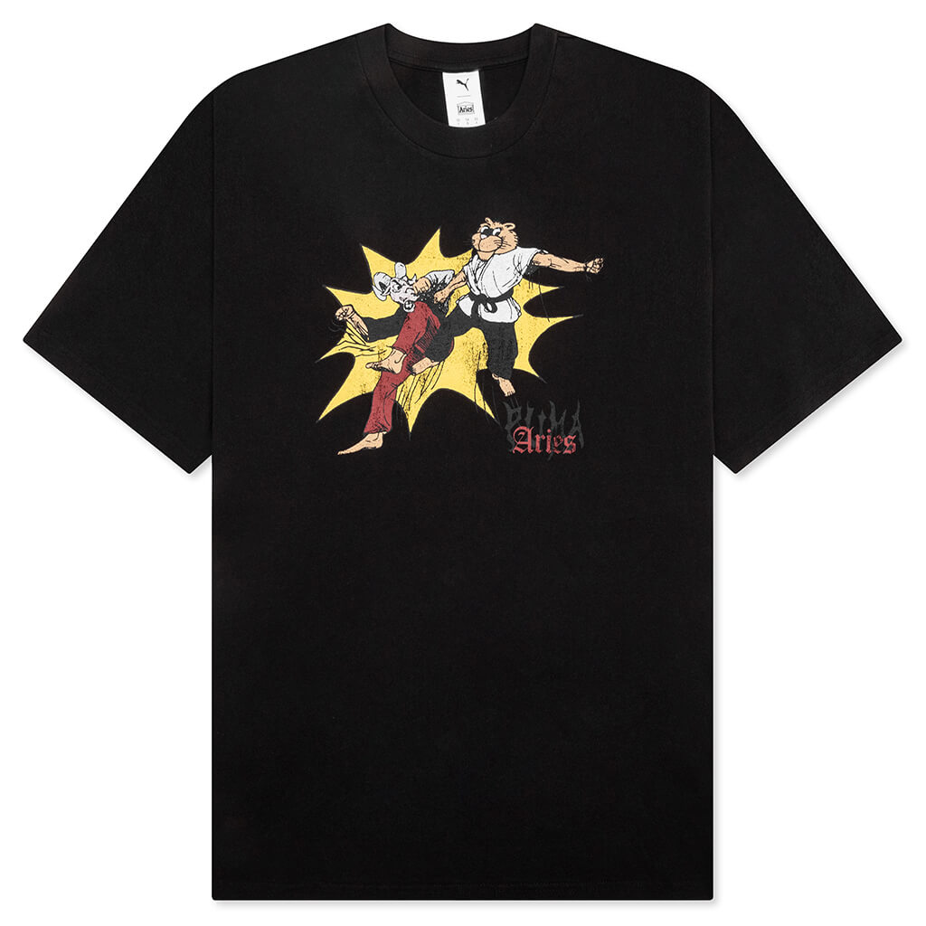 Puma x Aries Graphic T-Shirt - Black