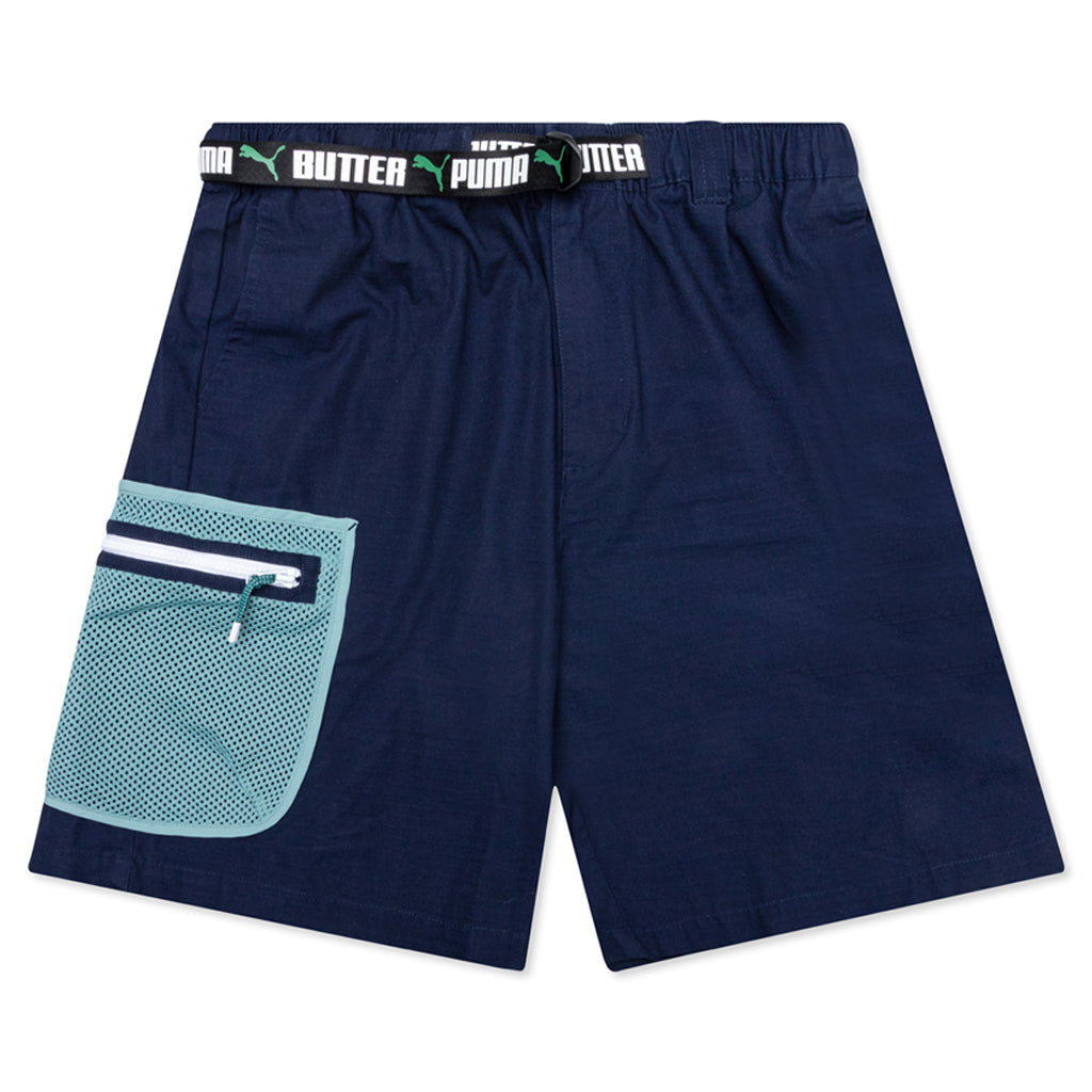 Puma x Butter Goods Rip Stop Cargo Shorts - Blue