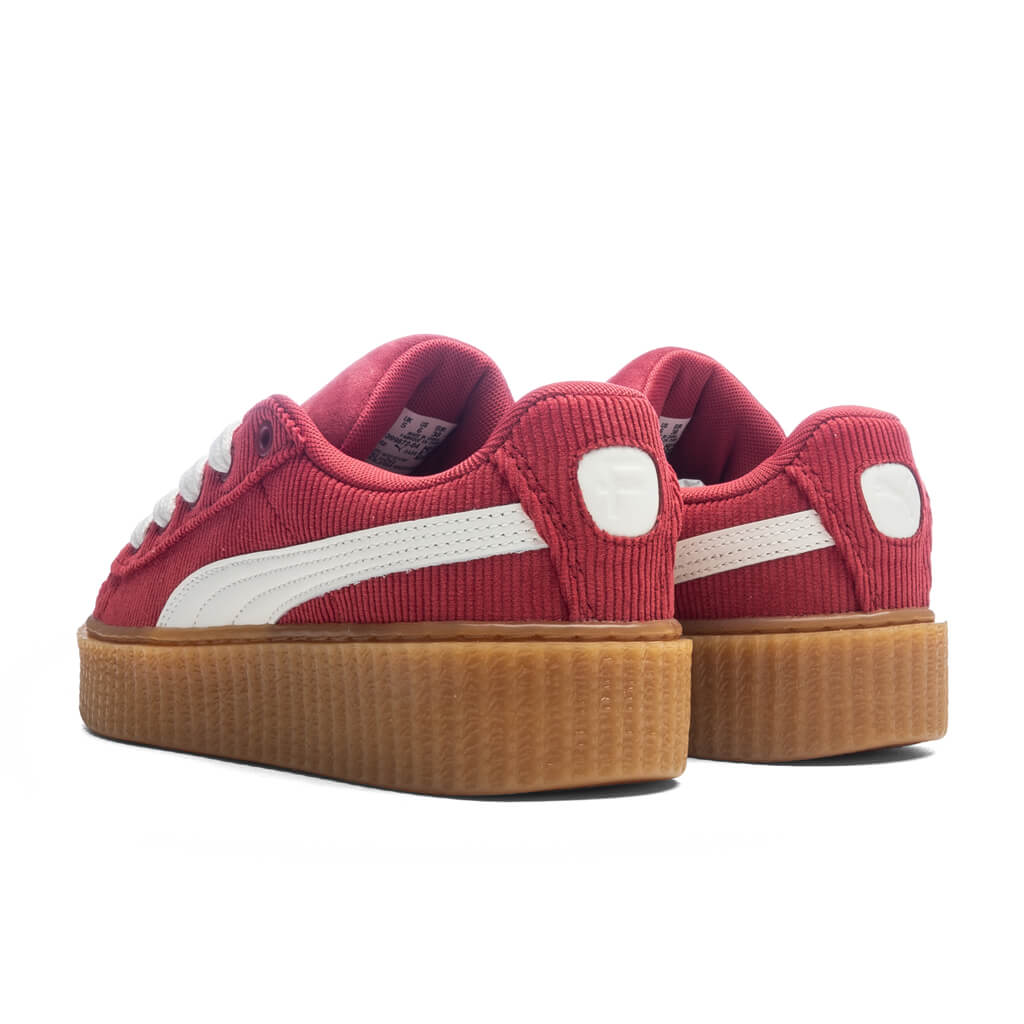 Puma x Fenty Creeper Phatty Corduroy (GS) - Club Red/Warm White/Gum