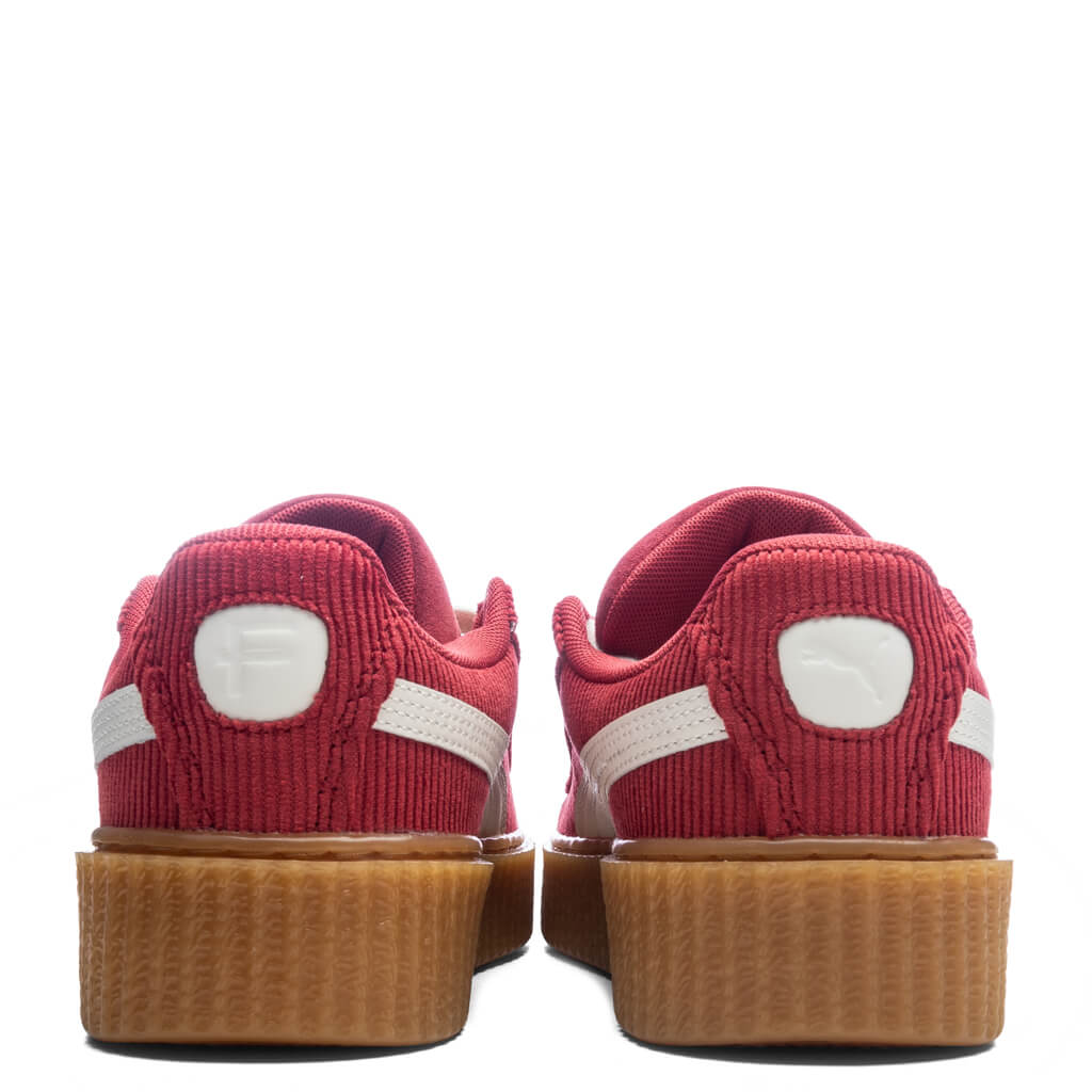 Puma x Fenty Creeper Phatty Corduroy (GS) - Club Red/Warm White/Gum