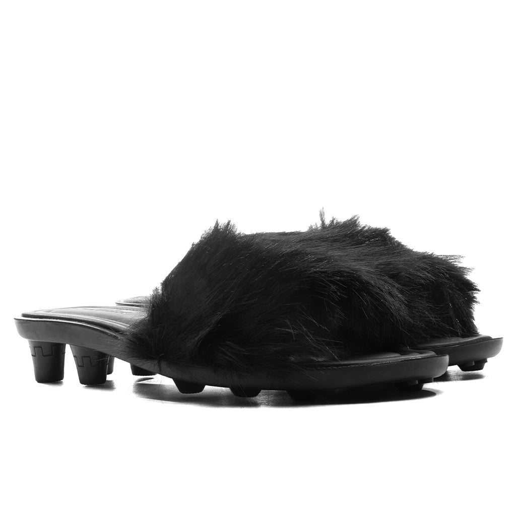 Puma x Fenty Women's Slide Chic Fur - Black/Silver