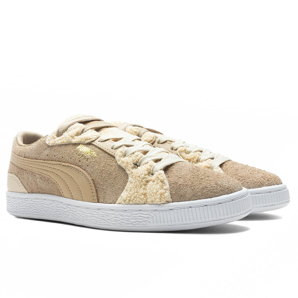 Women's Puma x June Ambrose High Court Cunning Suede Sneakers - Khaki