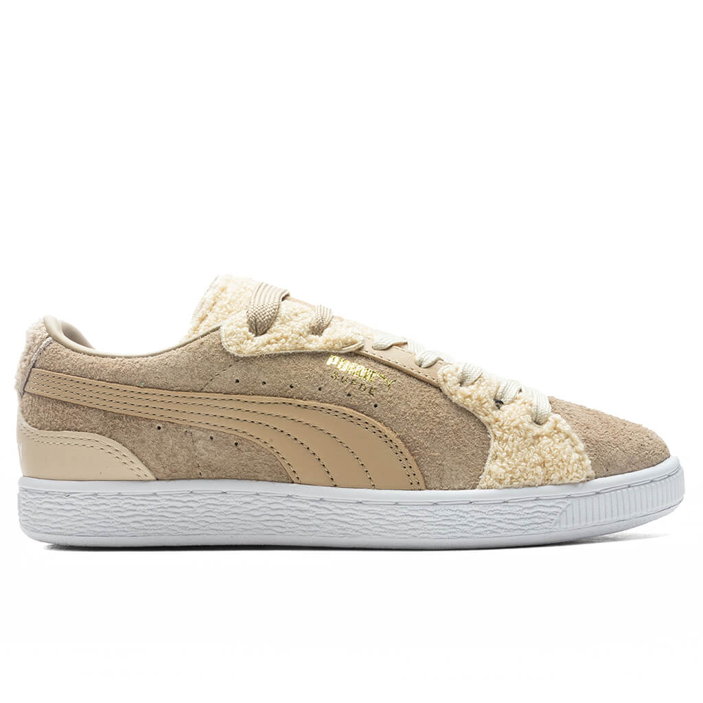 Women's Puma x June Ambrose High Court Cunning Suede Sneakers - Khaki