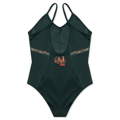 Puma x Liberty Forever Luxe Leotard - Green