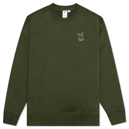 Puma x Maison Kitsune Crewneck - Green