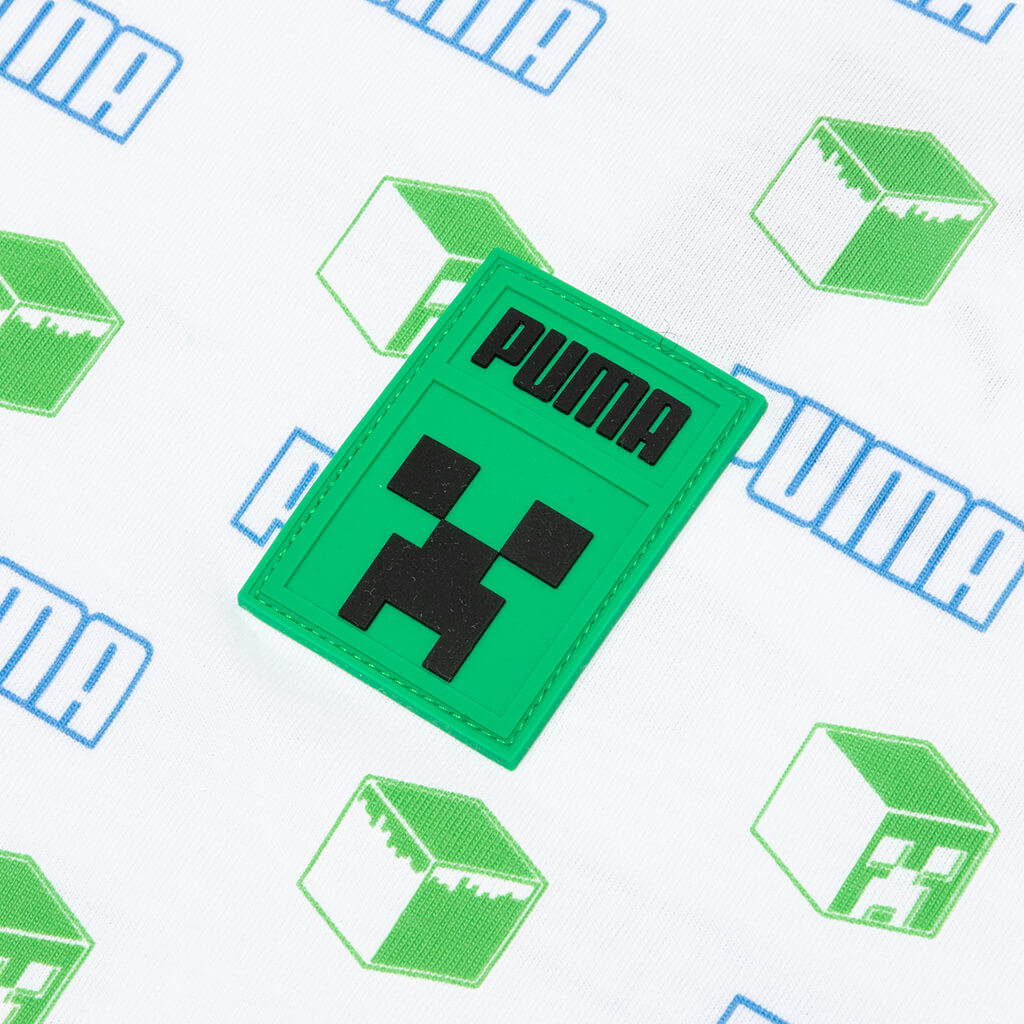 Puma x Minecraft AOP Tee - White