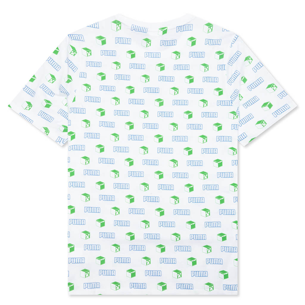 Puma x Minecraft AOP Tee - White