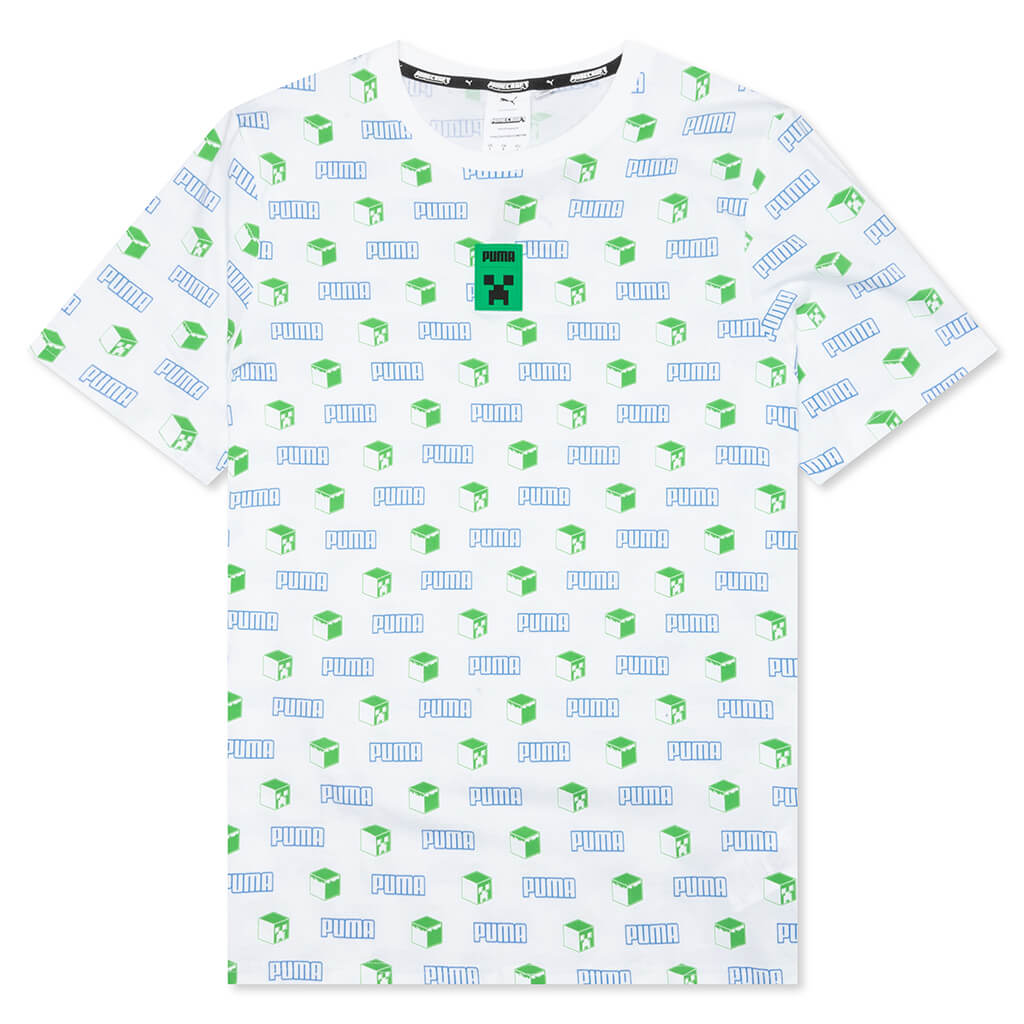 Puma x Minecraft AOP Tee - White