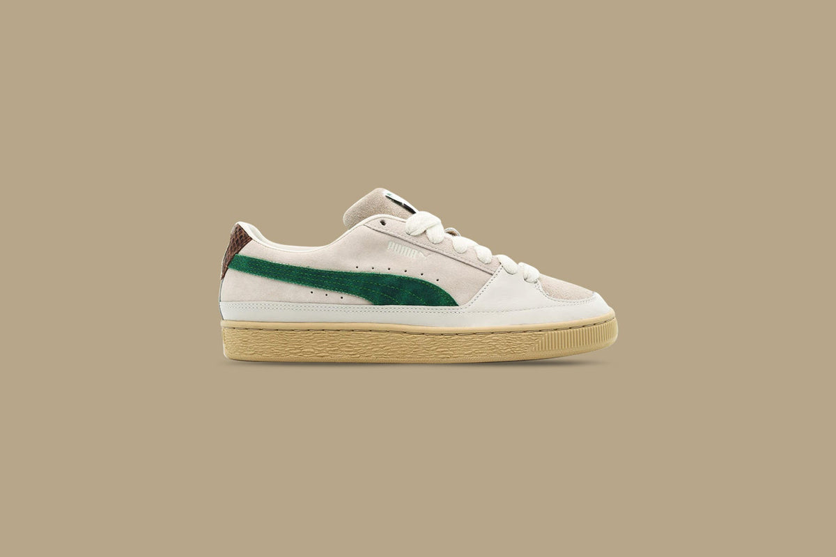 Suede x Rhuigi - Whisper White/Juniper