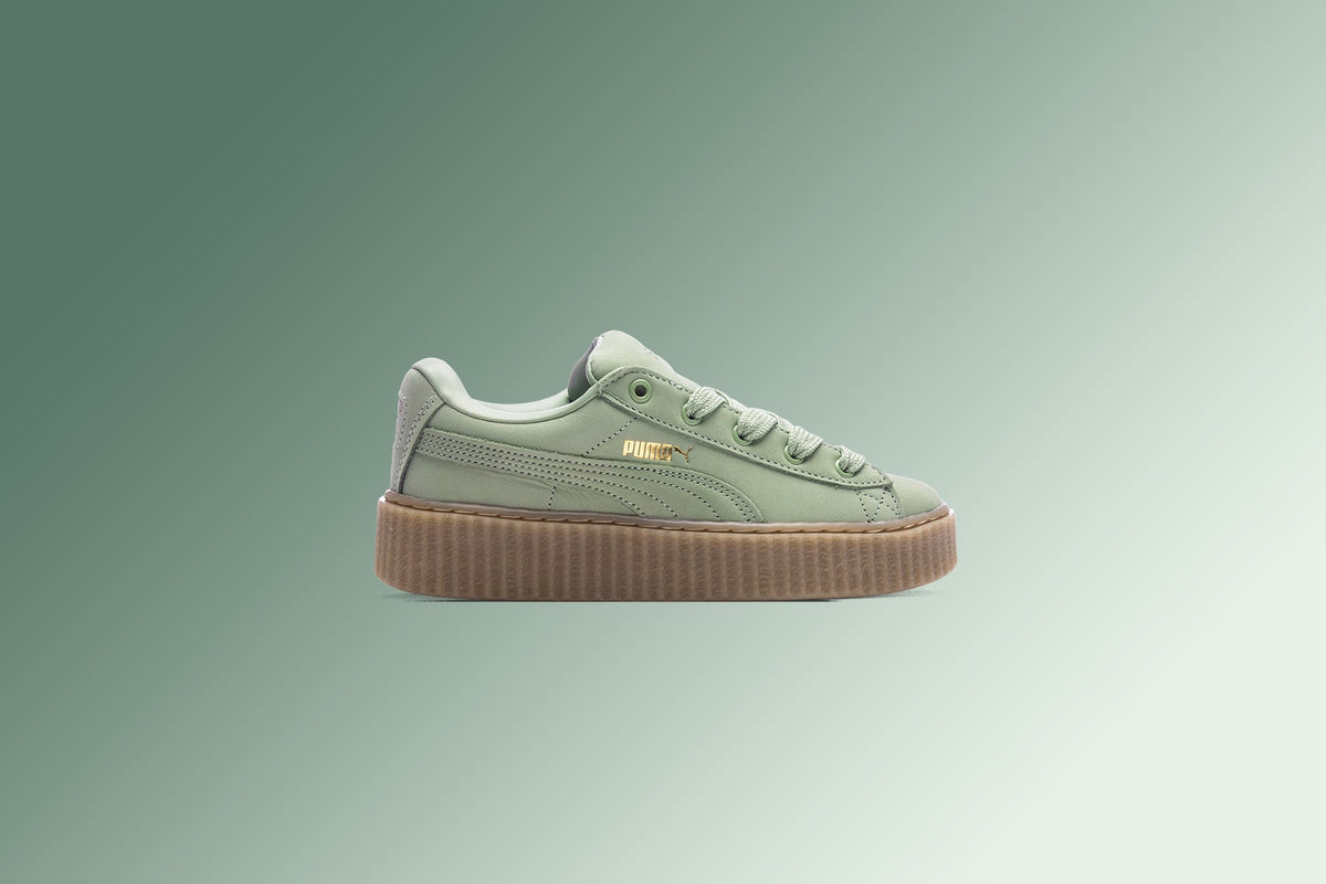 Puma x Fenty Creeper Phatty Nubuck (JR) - Green Fog