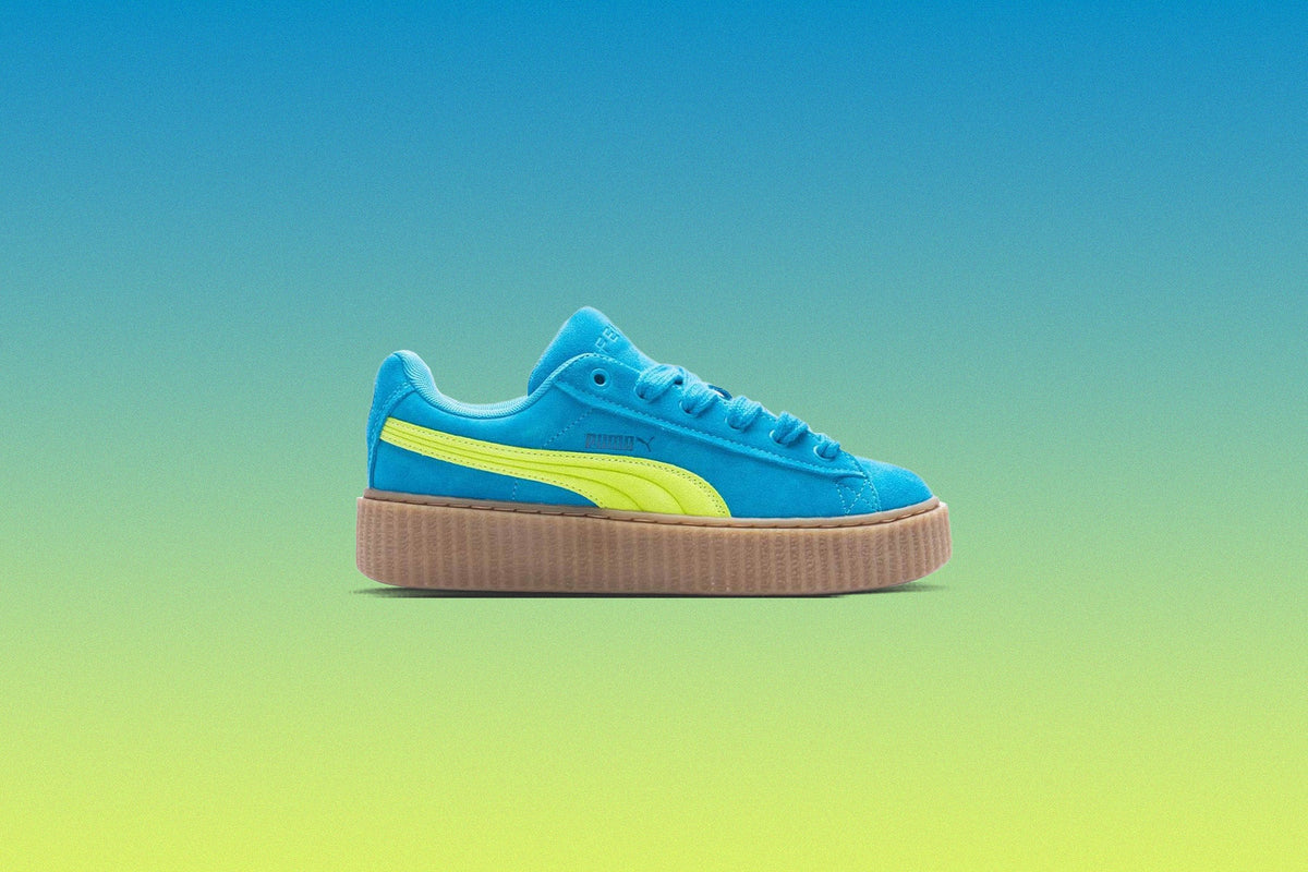 Women's Puma x Fenty Creeper Phatty - Speed Blue/Lime Pow/Gum