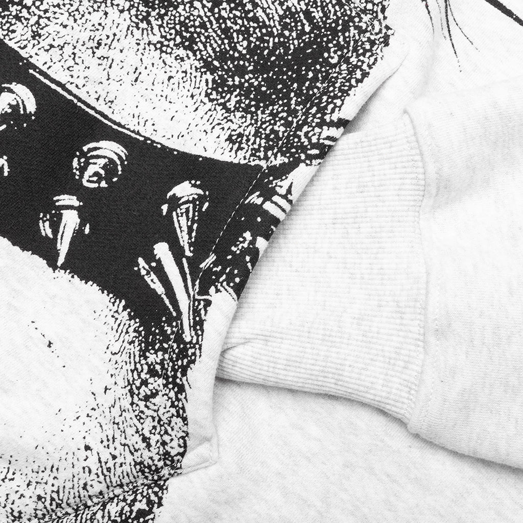 Punk Duck Hoodie - Heather Grey