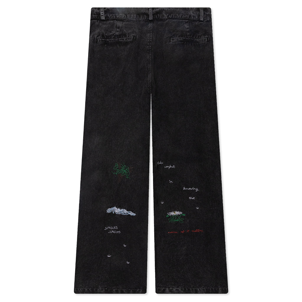Questions Pleated Pant - Black