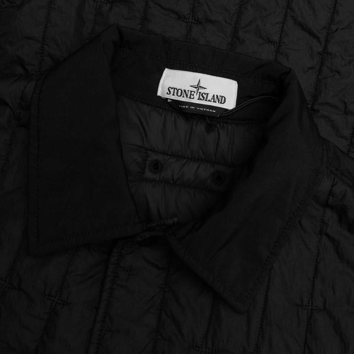 Quilted Nylon Stella Jacket - Black