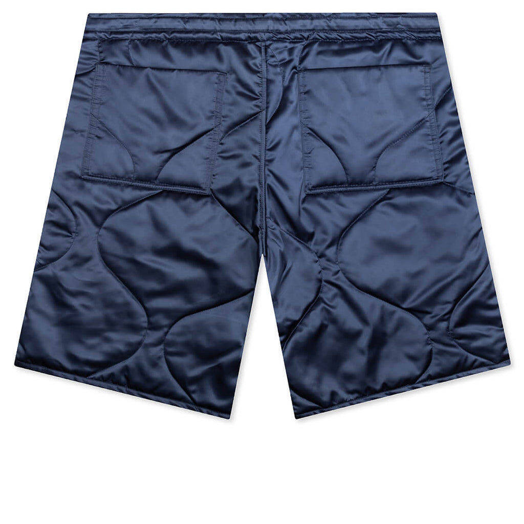 Quilted Shorts - Light Indigo