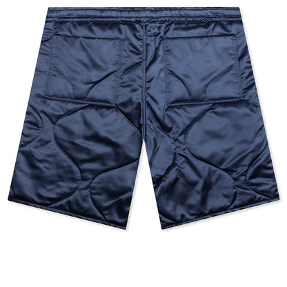 Quilted Shorts - Light Indigo