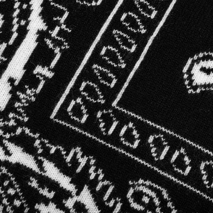 Creed Sweater - Black Paisley