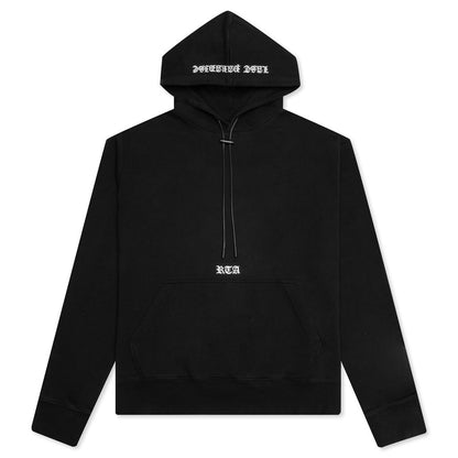 Dion Classic Hoodie - Black/Double Palm Tree