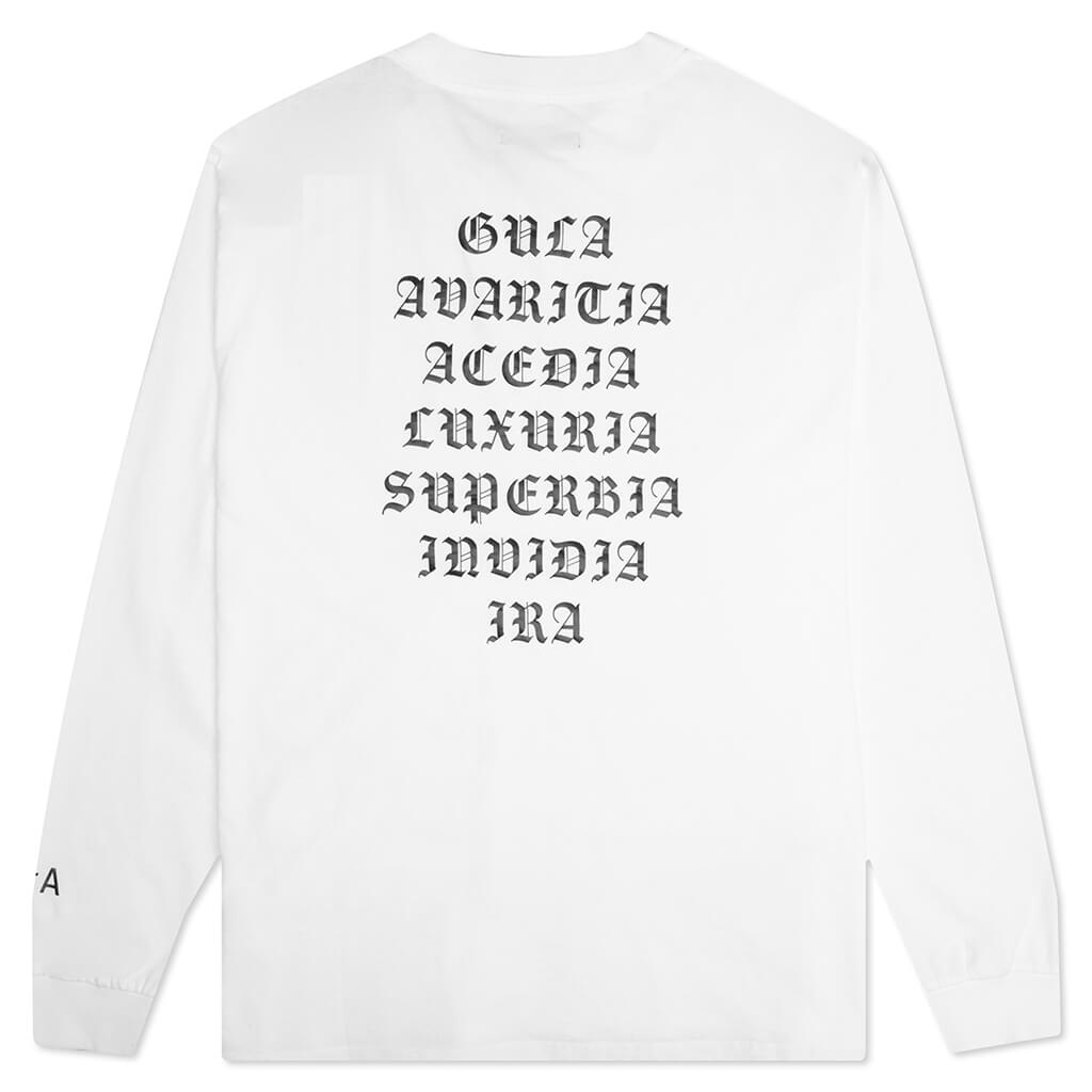 Lawrence L/S Tee - White Sins