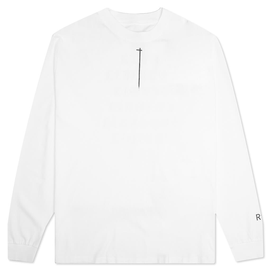 Lawrence L/S Tee - White Sins