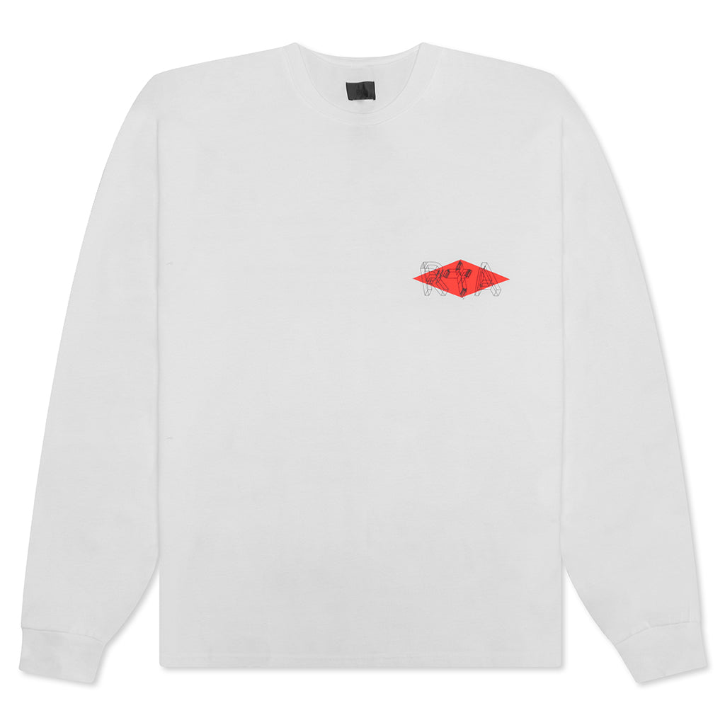 Lawrence L/S Tee - White System Failure