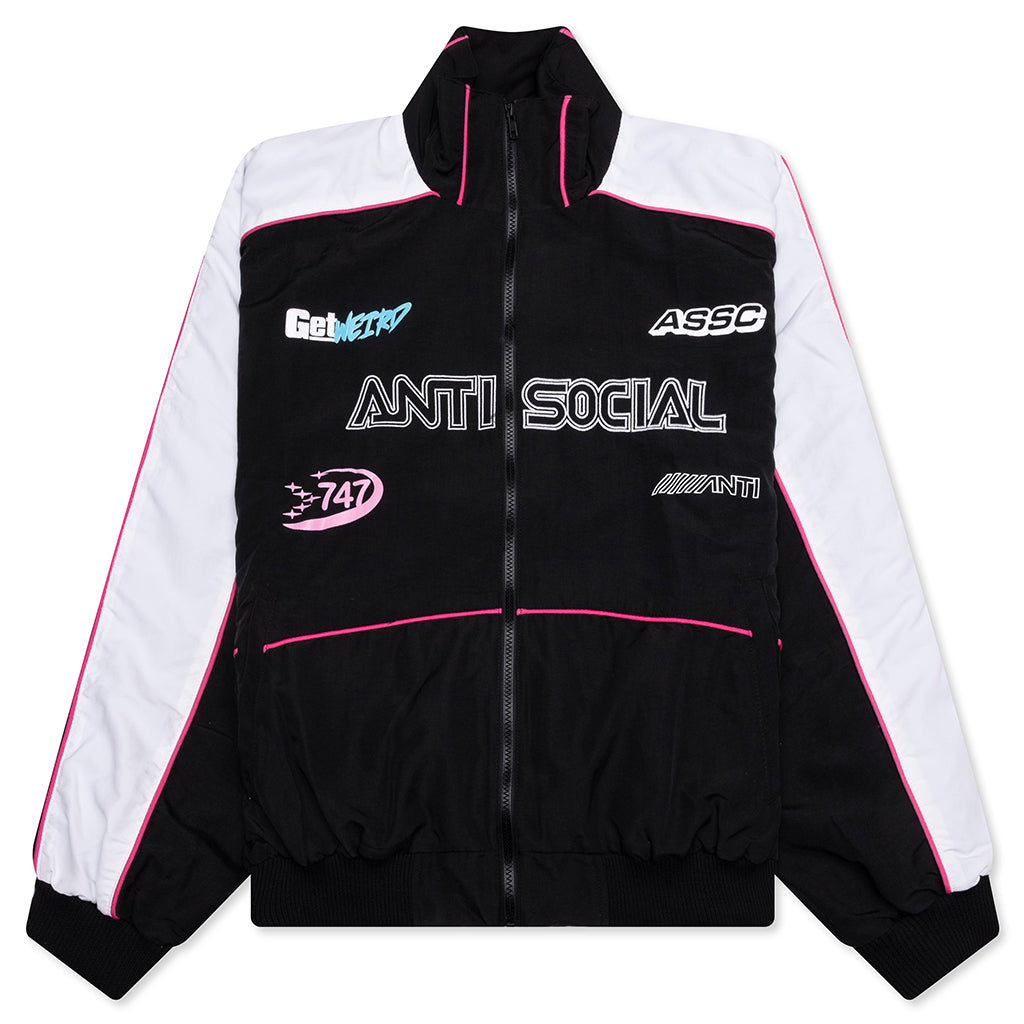 Racing Track Jacket - Black