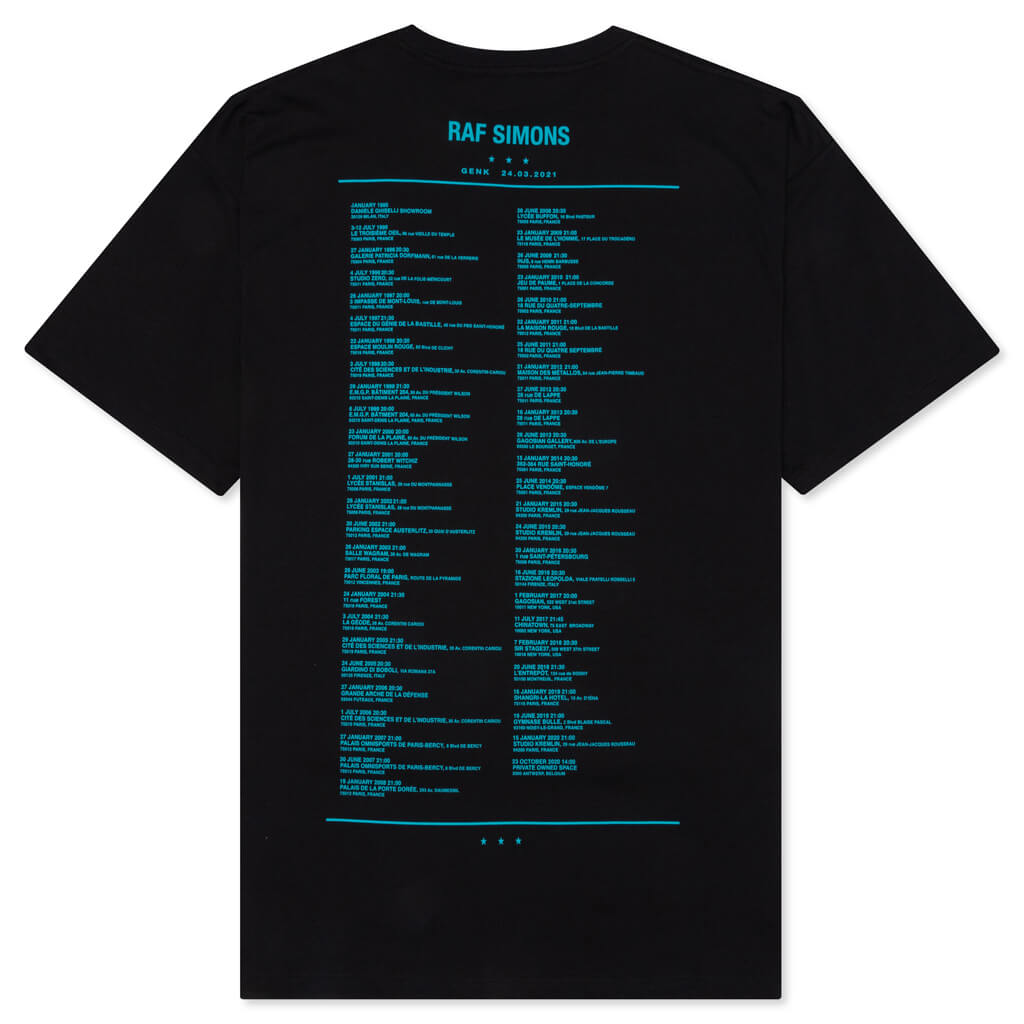 Big Fit T-Shirt Tour Ataraxia - Black