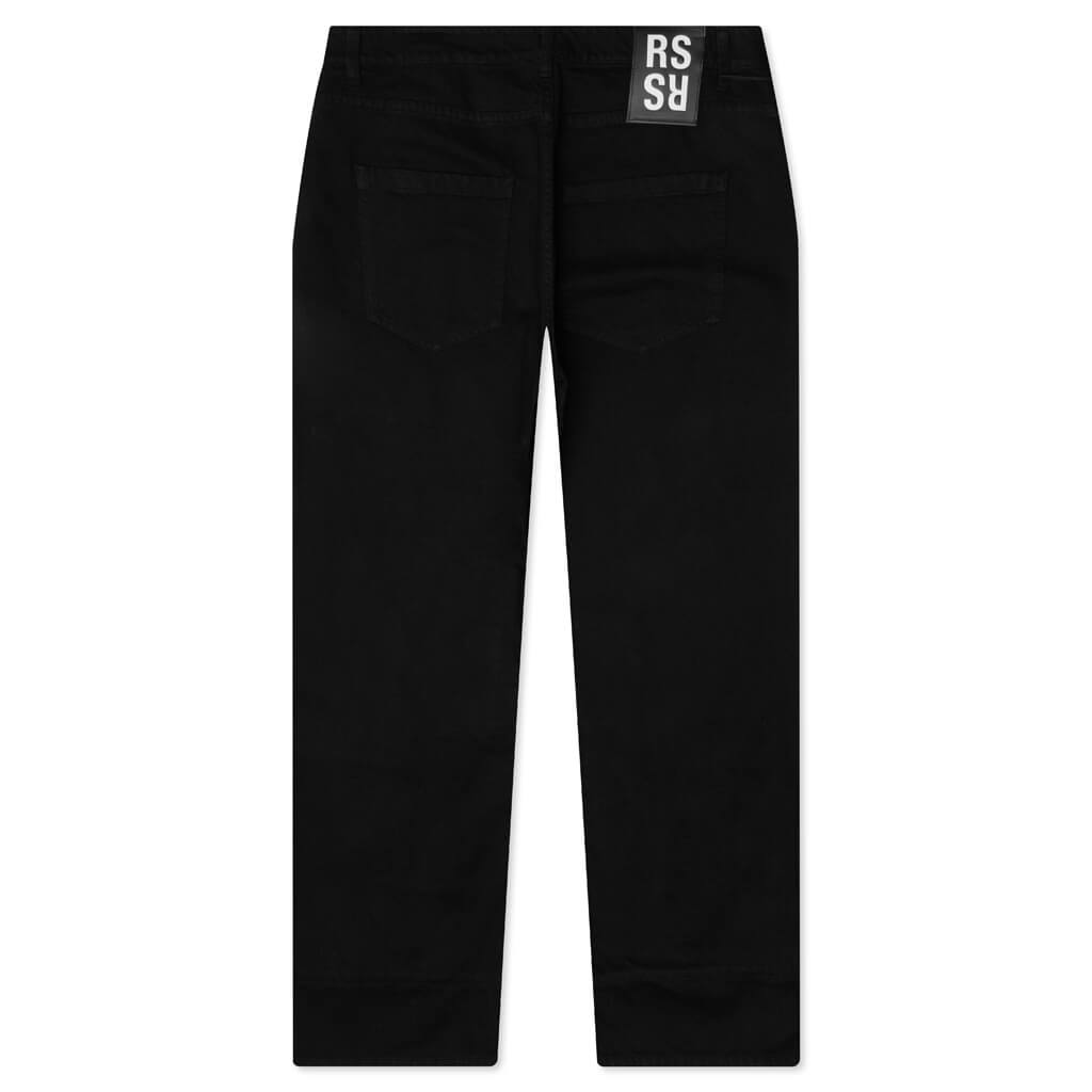Denim Workwear Pants - Black