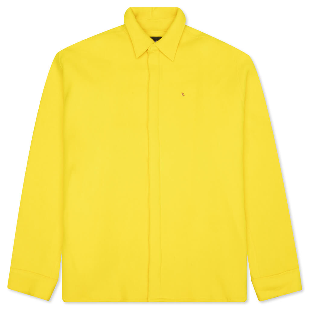 Extremely Big Outerwear Shirt - Yellow