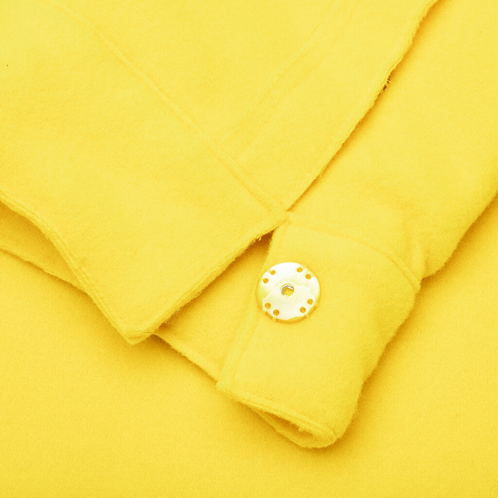 Extremely Big Outerwear Shirt - Yellow
