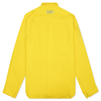 Extremely Big Outerwear Shirt - Yellow