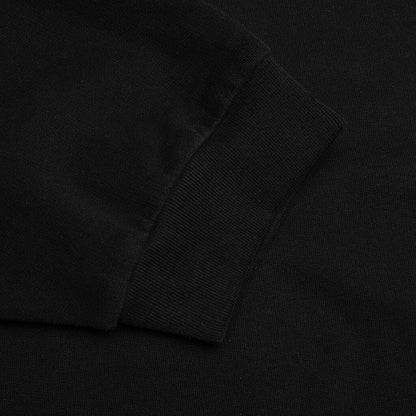 R Embroidery and Patch Hoodie - Black/Orange