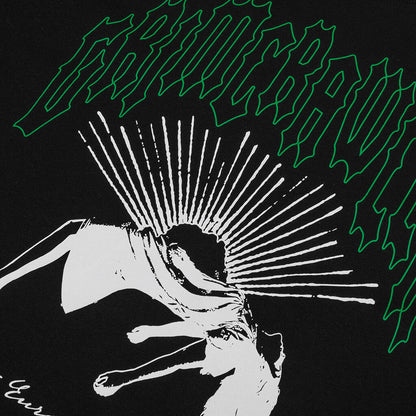 Oversized T-Shirt Grimcrawler - Black