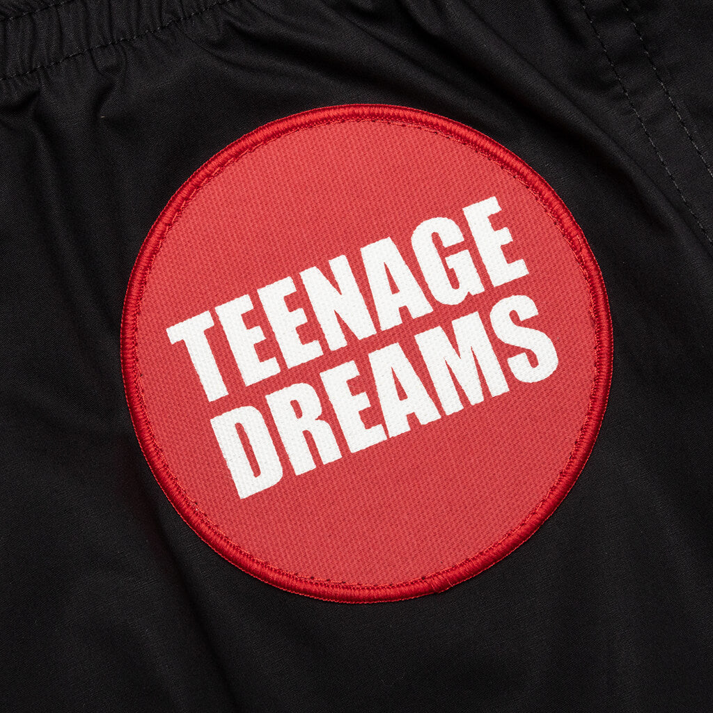 Patched Boxer Shorts - Black