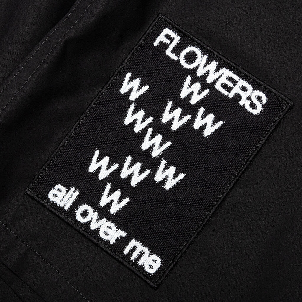 Patched Boxer Shorts - Black