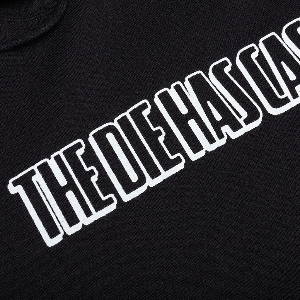 Regular Fit Hoodie Die Cast Print - Black