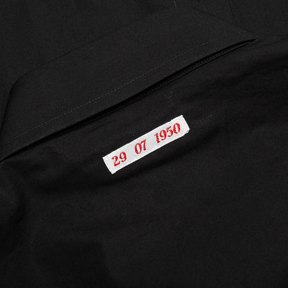 S/S Business Shirt with Artist Date - Black