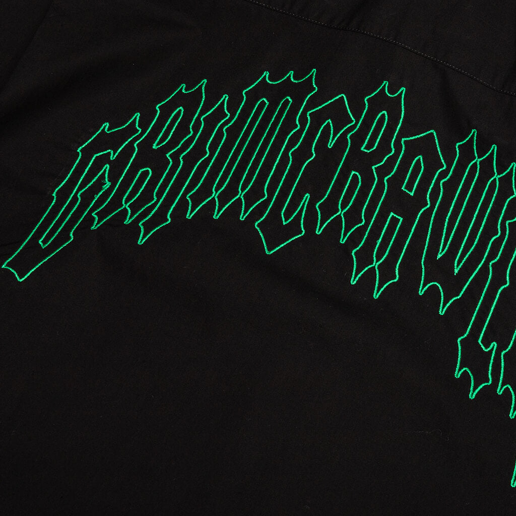 S/S Shirt with Grimcrawler Embroidery - Black