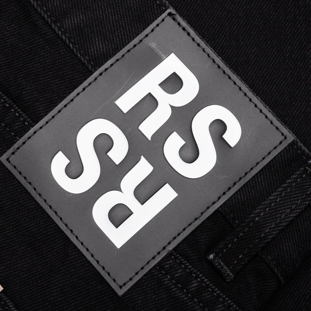 Slim Fit Denim Pant w/Picture Patch - Black