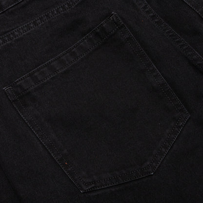 Slim Fit Denim Pant w/Picture Patch - Black