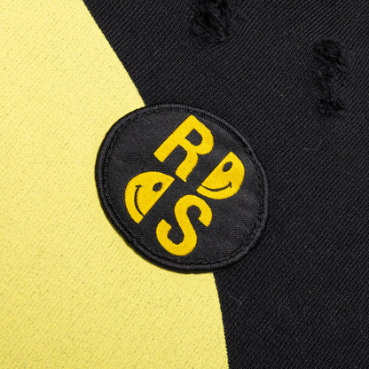 Raf Simons x Smiley Smiley Print 50th Anniversary Hoodie - Black